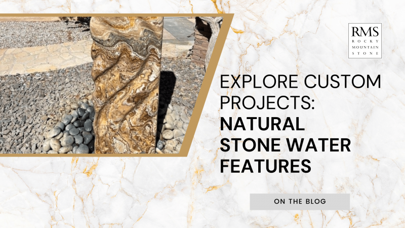 Rocky Mountain Stone Blog Banner water feature